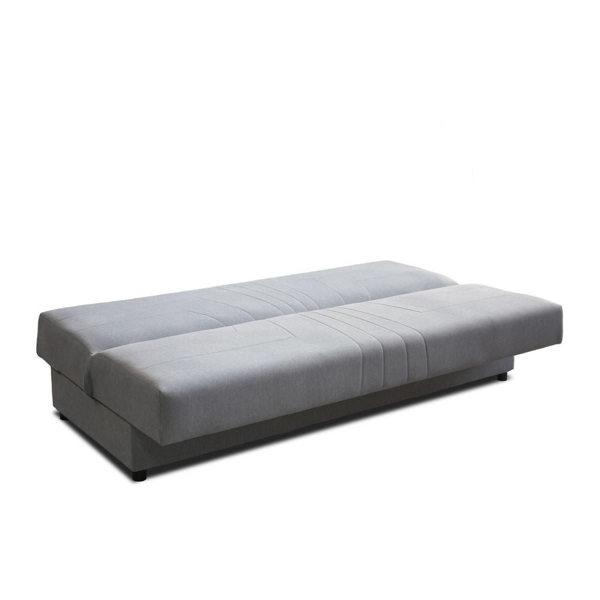 SCHLAFSOFA VERO II mit Schlaffunktion Castel 91 - Grau, Textil (191/88/90cm) - Lookway