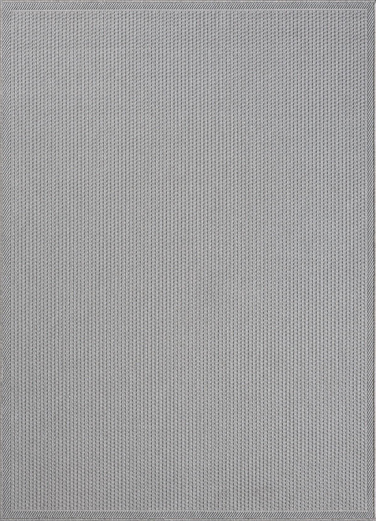 FLACHWEBTEPPICH Uni NURE Polypropylen Grau 160 x 220 cm - Grau, Textil (160/220cm) - KADIMA DESIGN