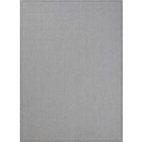FLACHWEBTEPPICH Uni NURE Polypropylen Grau 160 x 220 cm - Grau, Textil (160/220cm) - KADIMA DESIGN