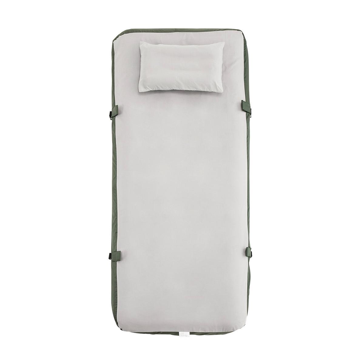 LUFTBETT mit integrierter Kopfstütze OGS32-II - Ahornfarben, Fell (76/191cm) - SoBuy