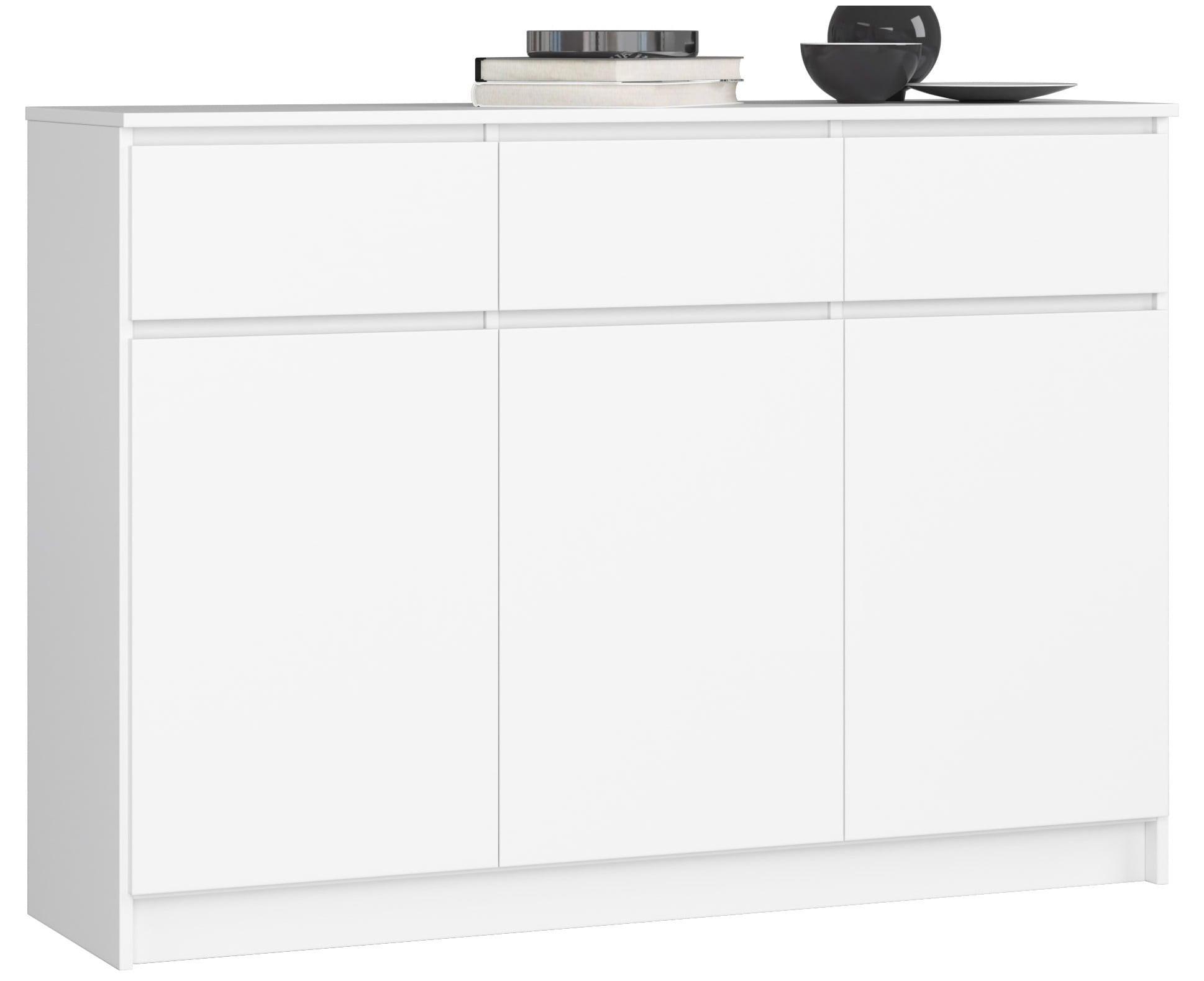 KOMMODE Weiß 99/138/40 - Weiß, Holzwerkstoff (138/99/40cm) - RAUMHIRSCH FURNITURE