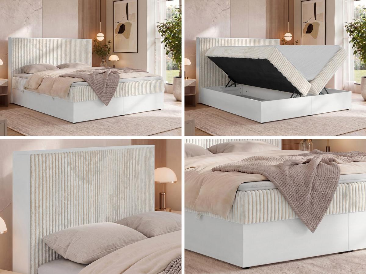 BOXBETT TRAVIT 200/200 - Beige Cord - Topper T25 - H4 - Beige/Schwarz, Kunststoff/Textil (200/200cm) - MKS