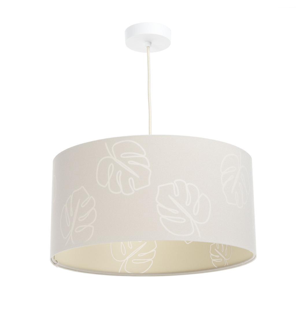 HÄNGELEUCHTE Beige 50/95 cm - Beige, Kunststoff (25/0.6/95cm) - ONZENO