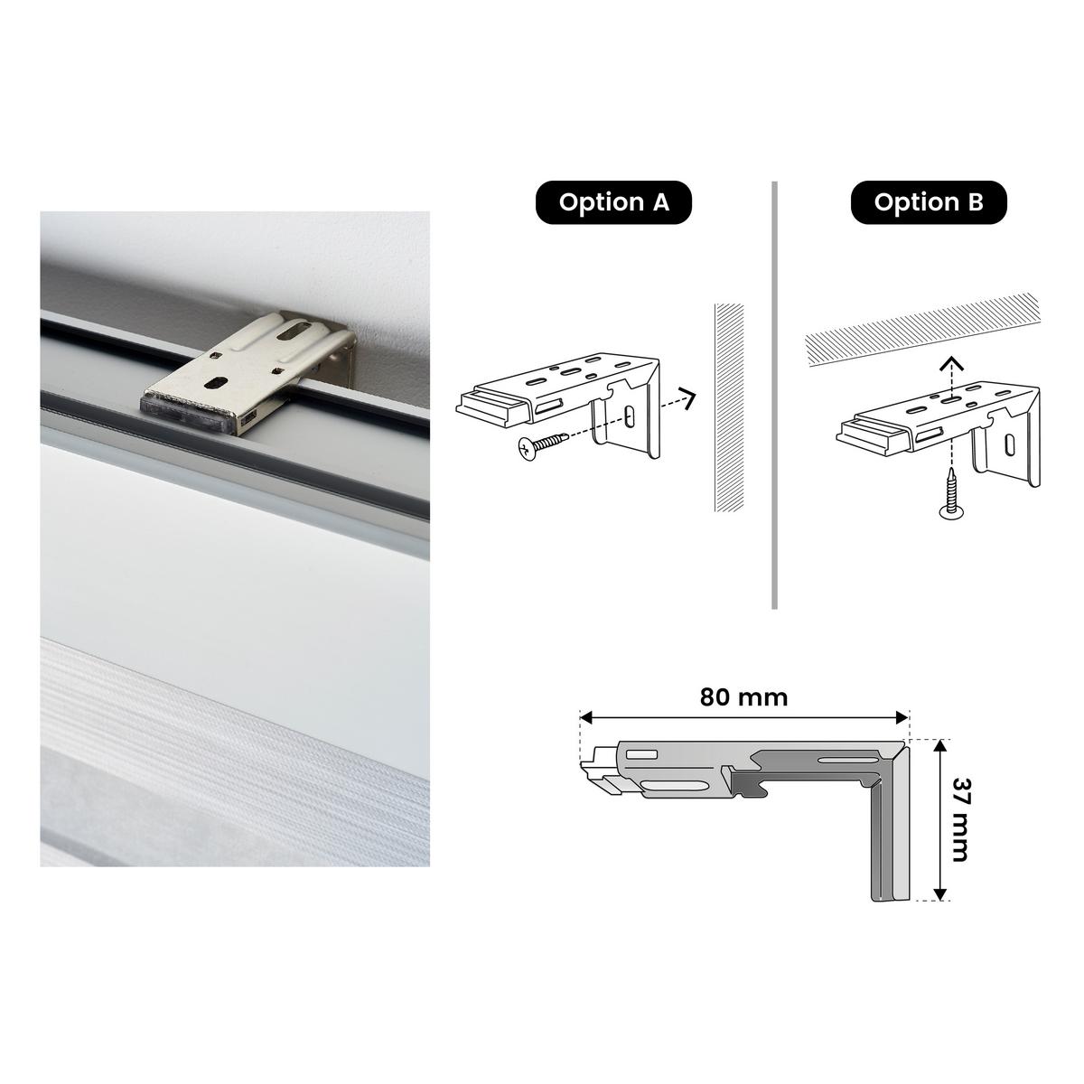DOPPELROLLO Motorisiertes Silber 180x250 cm - Silberfarben, Kunststoff (180/250cm) - STORESDECO