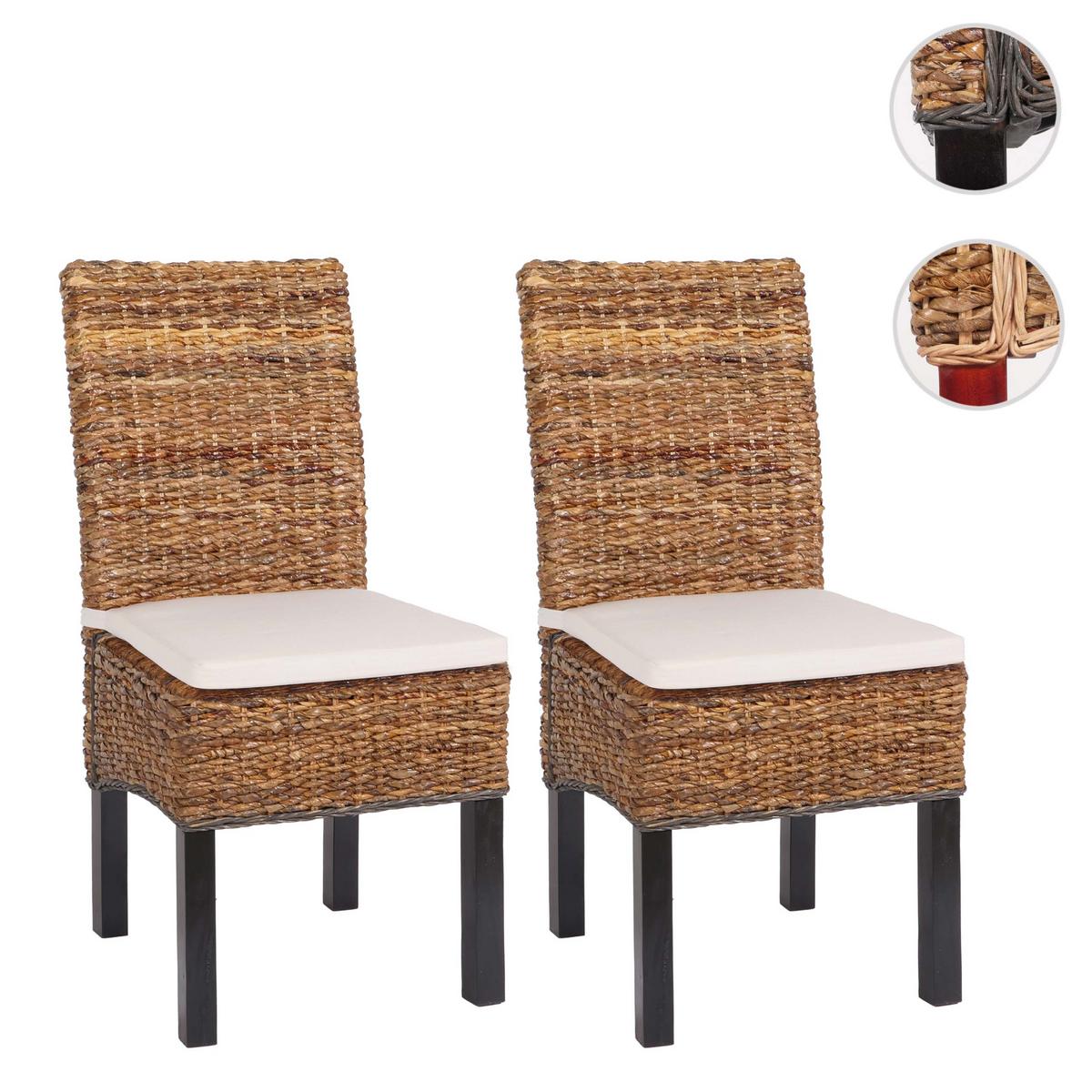 ESSZIMMERSTUHL Dunkelbraun 2er-Set - Dunkelbraun/Braun, Holz (46/96/41cm) - MCW