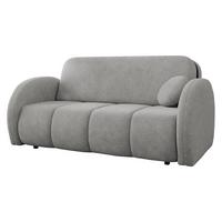 SCHLAFSOFA Viva Comfy IV - Hellgrau/Schwarz, Holz/Textil (172/85/103cm) - MIRJAN24