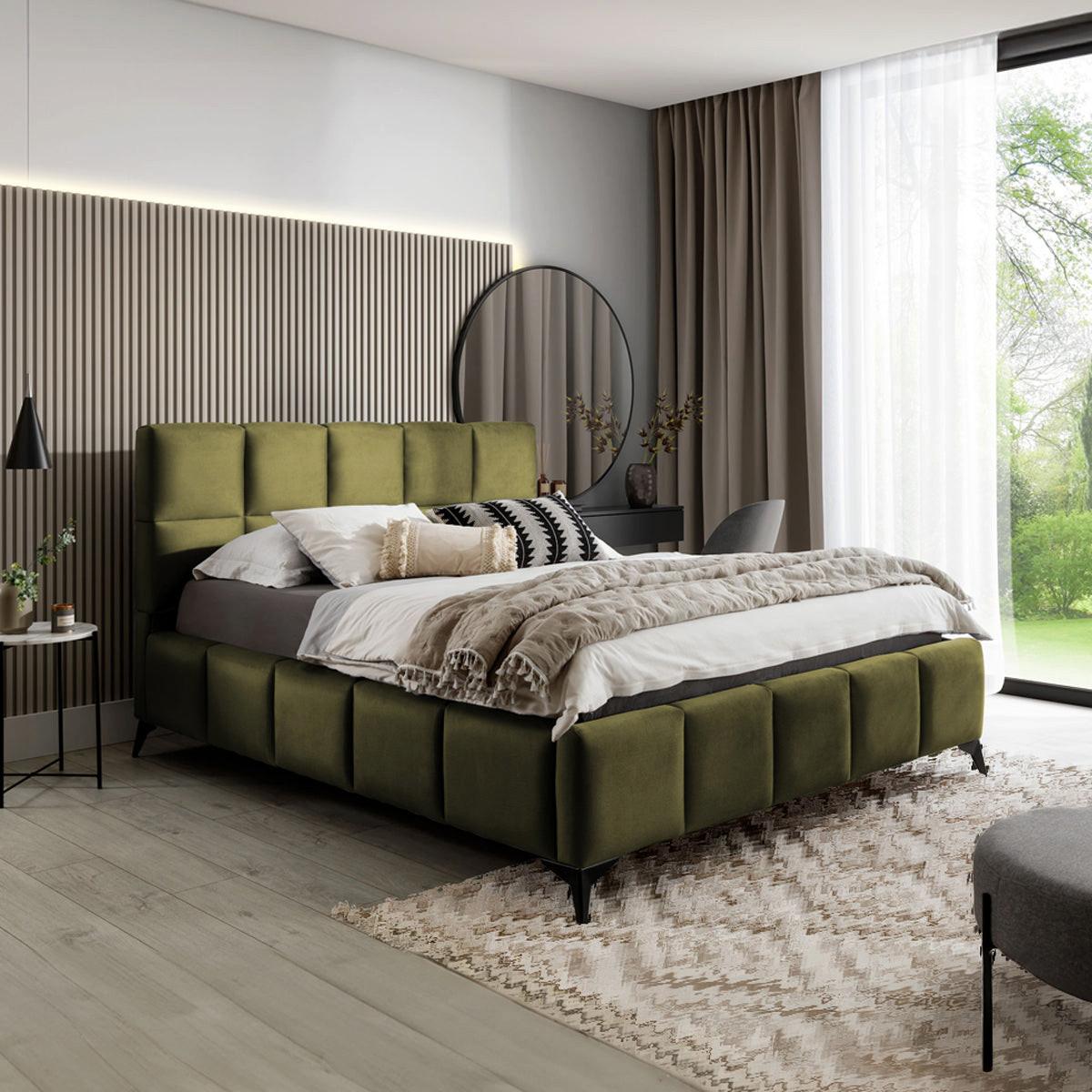 BOXBETT 180/200 Mira Grün - Grün, Holz (180/200cm) - Petits-meubles