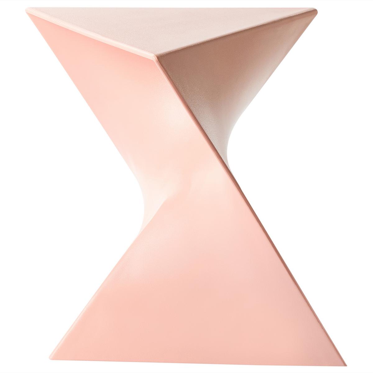 BEISTELLTISCH Pastellrosa Pecos - Pink, Kunststoff (40/40/44cm) - Beliani