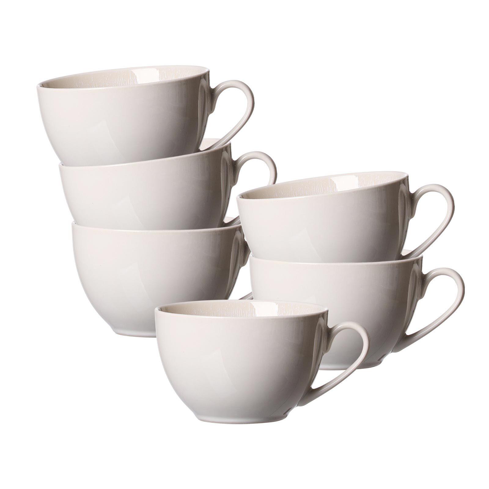 KAFFEETASSEN Laredo beige 220 ml 6er Set - Beige, Keramik (0.22L) - Ritzenhoff Breker