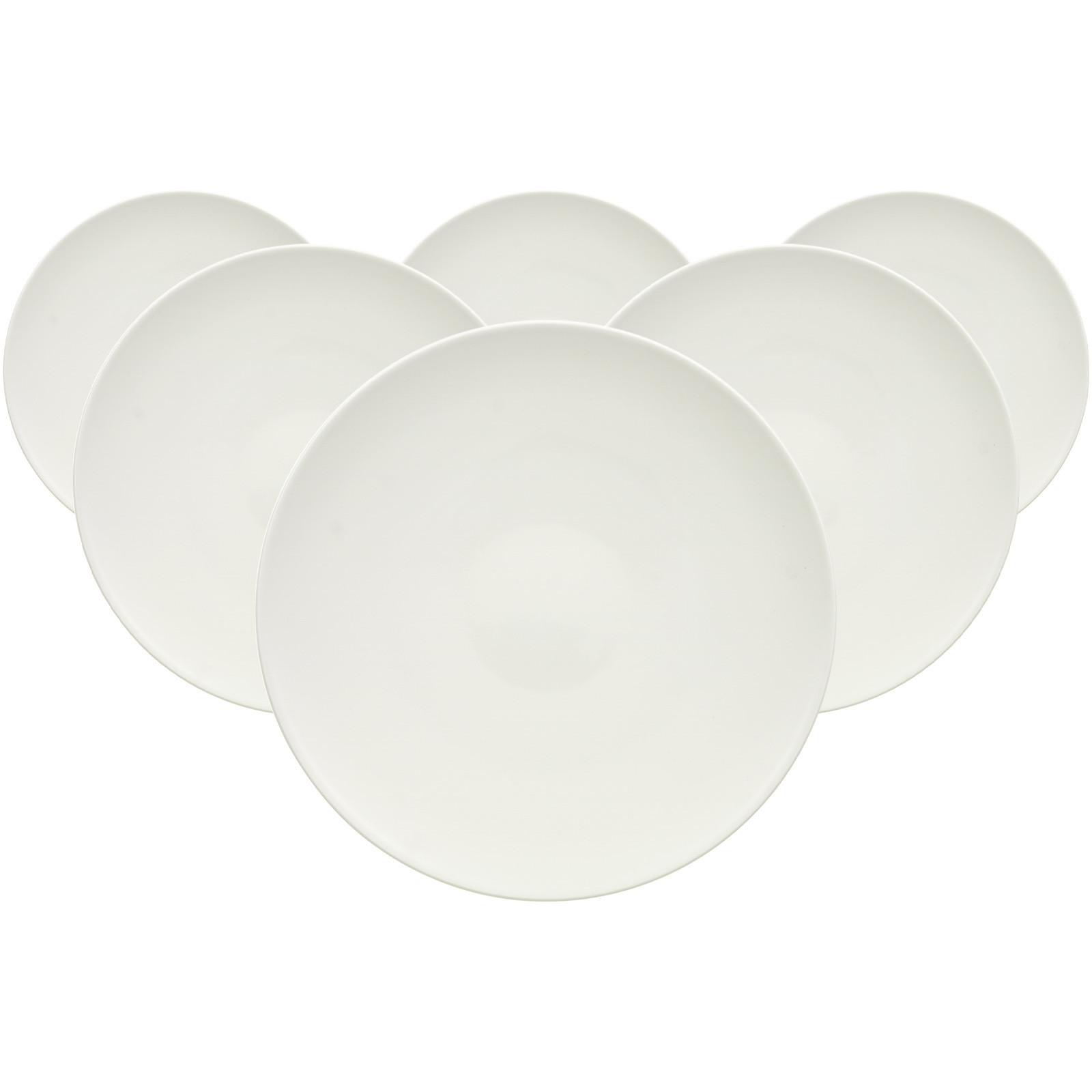 SPEISETELLER Royal weiß ø 25 cm 6er Set - Weiß, Keramik (25cm) - Villeroy & Boch