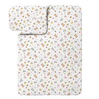 BABY Bambus-Bettwäsche Candycute - Weiß, Textil (100/135cm) - waldin