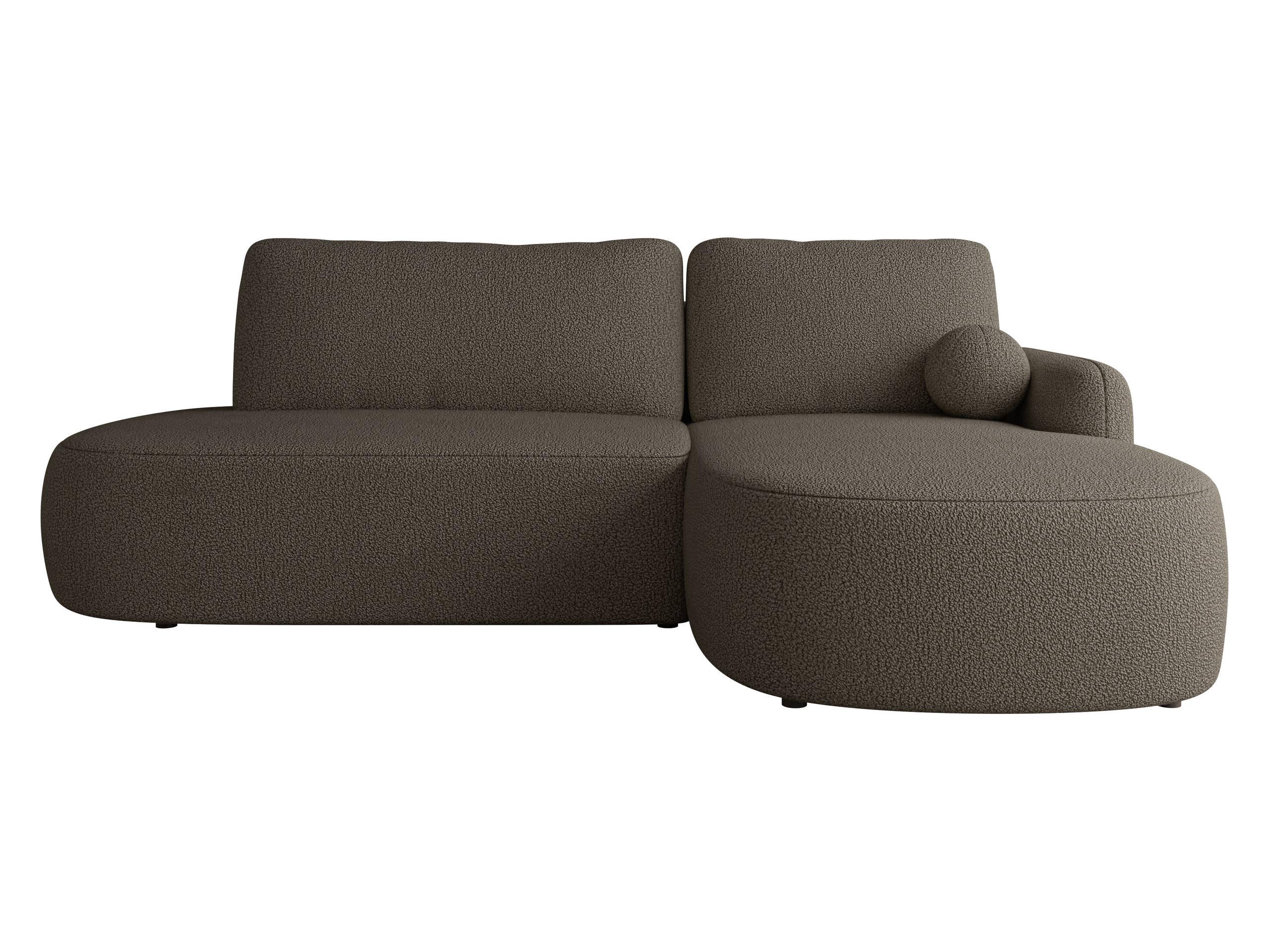 ECKSOFA Loridu O Premium, Seite: Rechts - Wengefarben/Schwarz, Holz/Kunststoff (174/274cm) - MIRJAN24