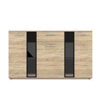 SIDEBOARD Formilo Sonoma Eiche 140,4/80/40,2 cm – Kommode mit Schublade - Beige, Holzwerkstoff/Kunststoff (140/80/40cm) - AX Living