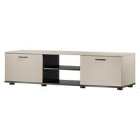 TV-LOWBOARD 140 Soho S04 - Kaschmir/Schwarz, Holzwerkstoff/Kunststoff (140/37/43cm) - MIRJAN24