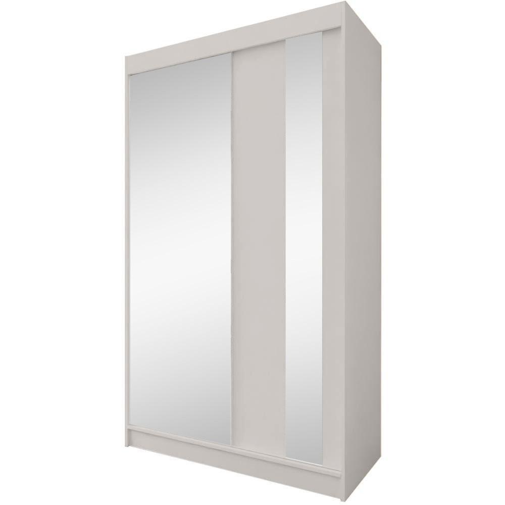 SCHWEBETÜRENSCHRANK Gaja 120/216/61 kaschmir mit Spiegel und Schubladeneinsätze - Kaschmir, Holzwerkstoff (120/216/61cm) - Beautysofa