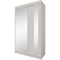 SCHWEBETÜRENSCHRANK Gaja II 120/216/61 kaschmir mit Spiegel und Schubladen - Kaschmir, Holzwerkstoff (120/216/61cm) - Beautysofa