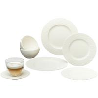 STARTER-SET Manufacture Rock weiß 10-tlg. - Weiß, Keramik (2/2/2cm) - Villeroy & Boch
