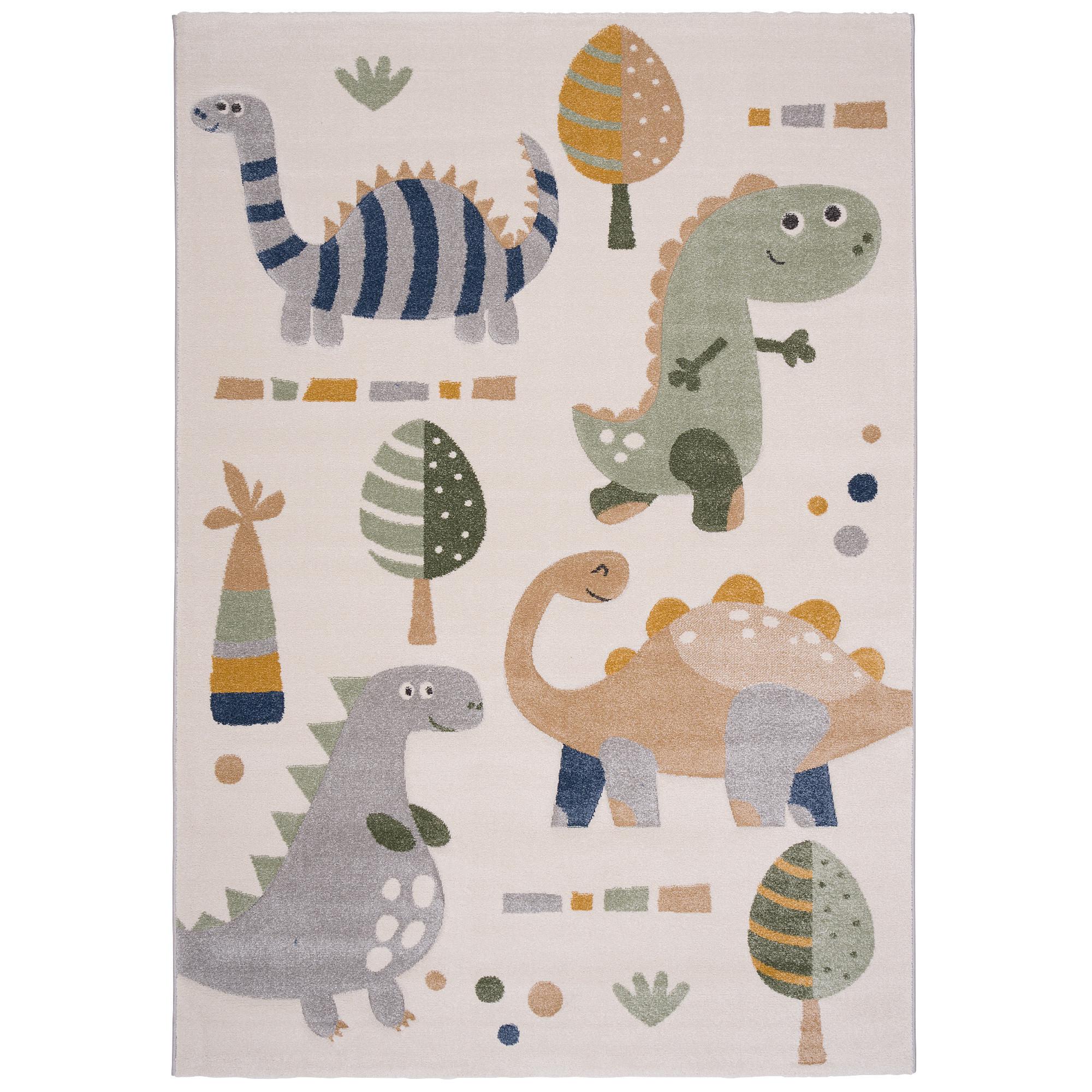 KINDER TEPPICH MAUI KIDS DINOS - Multicolor, Textil (80/150cm) - Pergamon