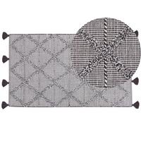 KURZFLOR-TEPPICH Tuzla 150/80 cm - Braun, Textil (80/150cm) - Beliani