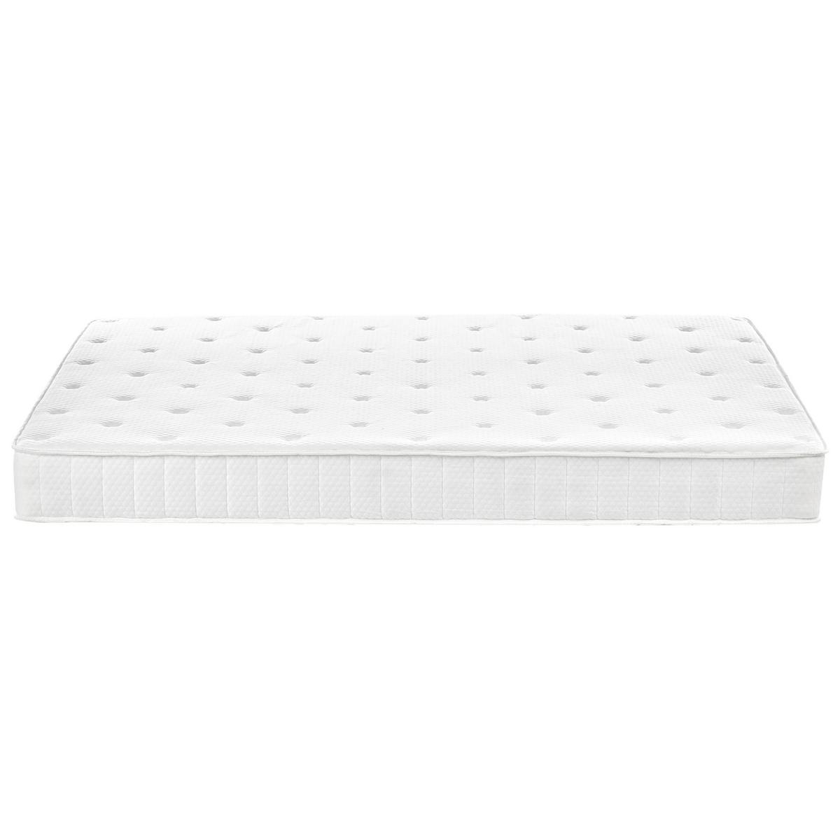 TASCHENFEDERKERNMATRATZE H3/4 Fest H2/3 Mittel 160/200 cm Duo - Weiß, Textil (160/200cm) - Beliani