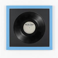 SCHALLPLATTEN RAHMEN 40/40 für die Vinyl - Hellblau, Holz (40/40cm) - K-Möbel