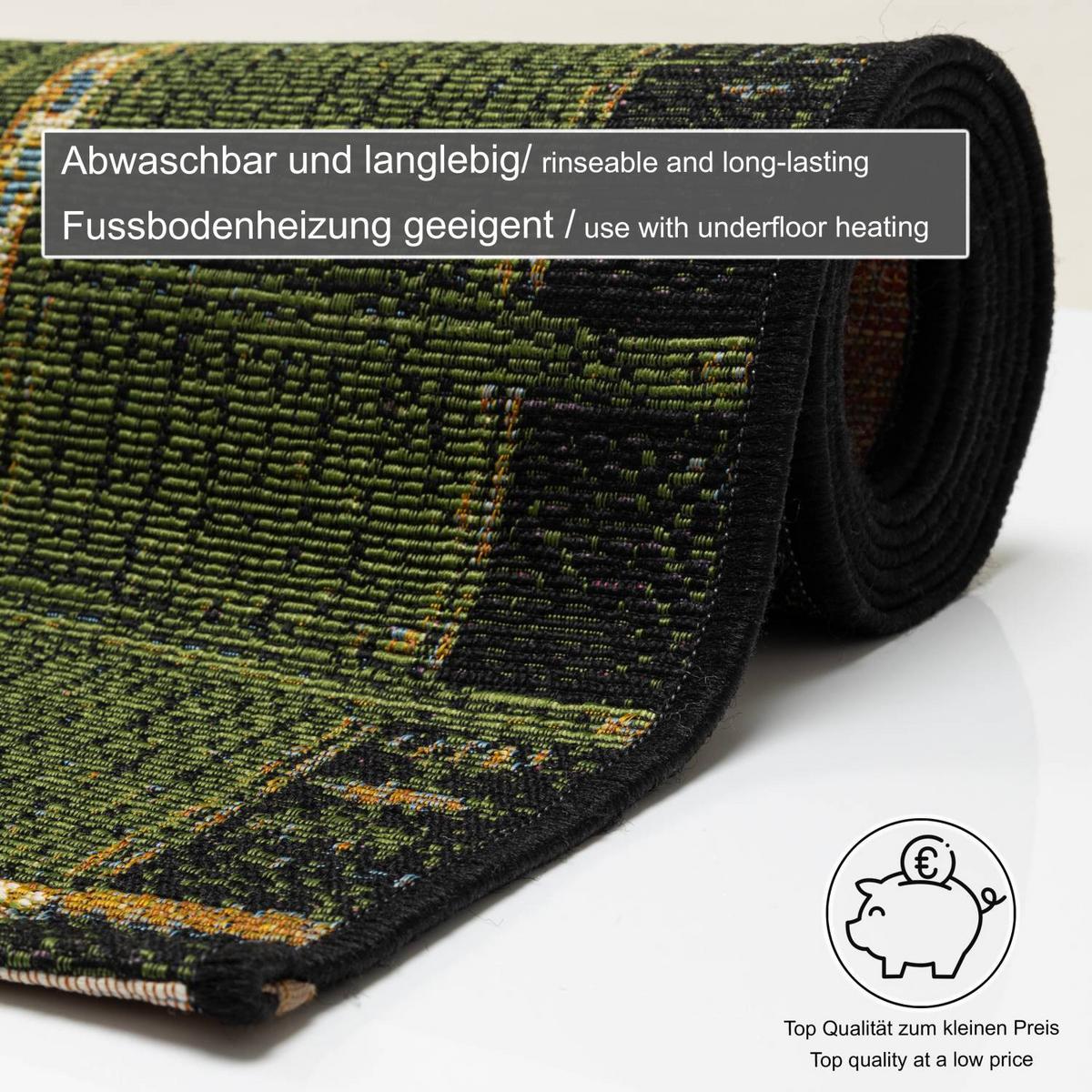 OUTDOORTEPPICH Aurora 200x285 cm - Grün, Textil (200/285cm) - Gino Falcone