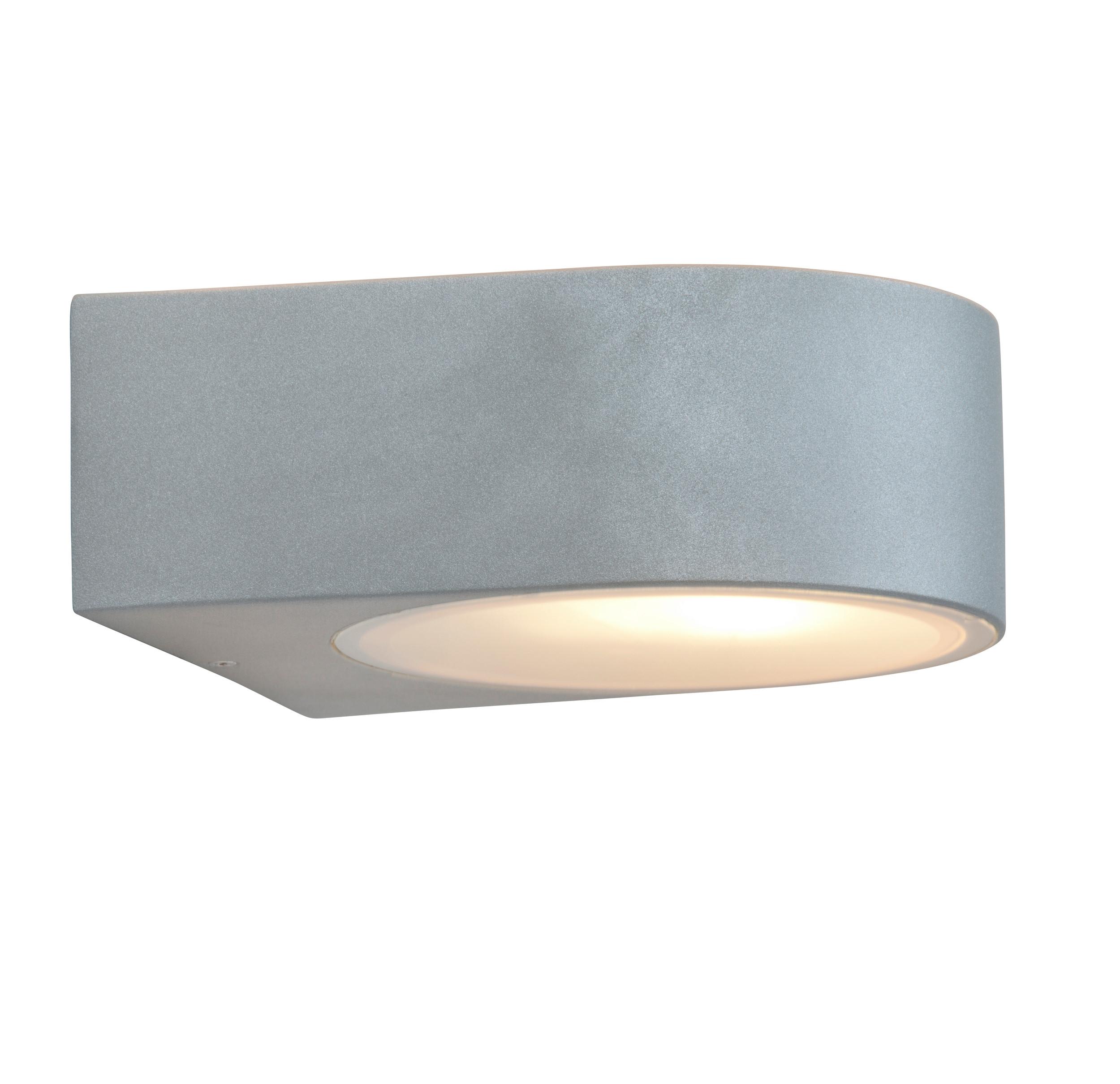 AUSSENWANDLEUCHTE Tyler Titan 19/17/7 cm - Titanfarben, Metall (17/7/19cm) - Brilliant