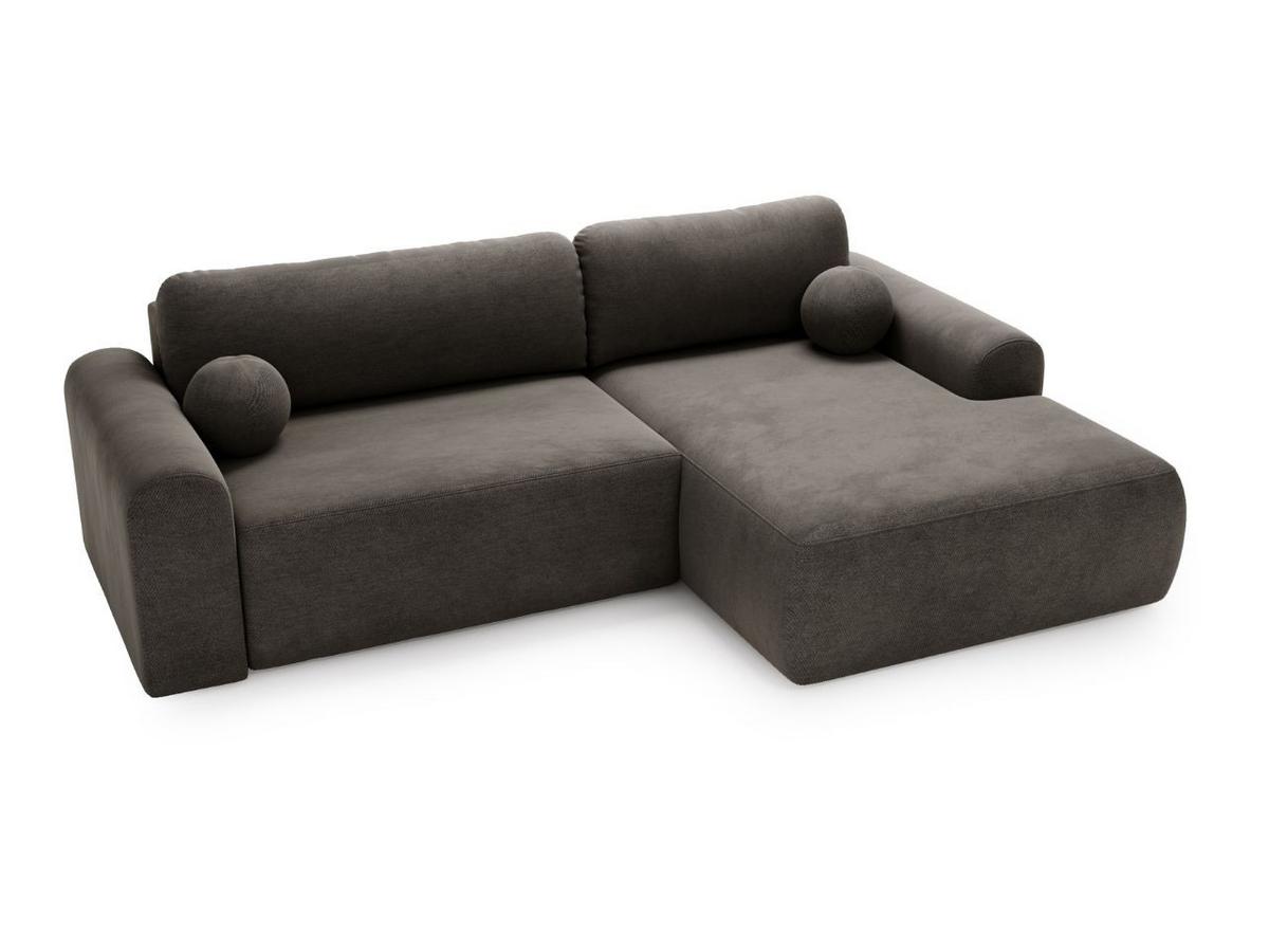 ECKSOFA Savana Grau Rechts - Grau, Holz/Textil (177/257cm) - Graingold