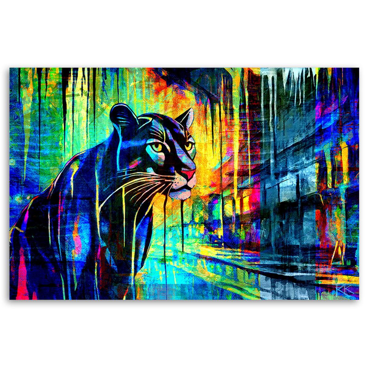 KUNSTDRUCK Lila 120/80 cm - Lila, Textil (120/80cm) - KUNSTLOFT