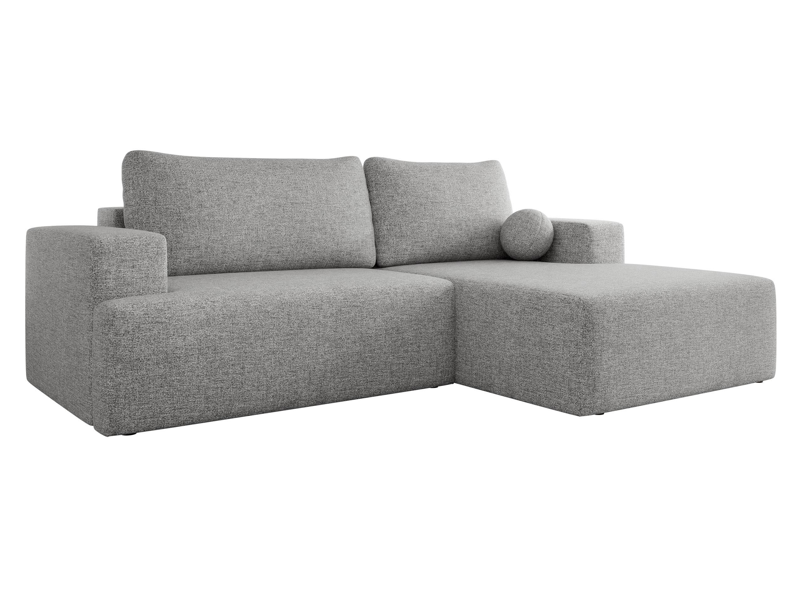 ECKSOFA Mivo, Seite: Rechts - Schwarz/Grau, Holz/Kunststoff (266/163cm) - MIRJAN24