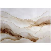 FOTOTAPETE Marmor Abstrakt Beige 300x210 cm - Multicolor, Papier (300/210cm) - Wallarena