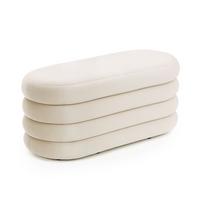 POLSTERBANK mi Stauraum Creme - Creme, Textil (100/42/42cm) - RAUMHIRSCH FURNITURE