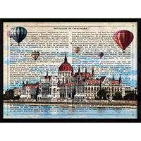 POSTER Budapest Stadt A4 Rahmenlos - Klar, Papier (29.7/5/21cm) - Nacnic
