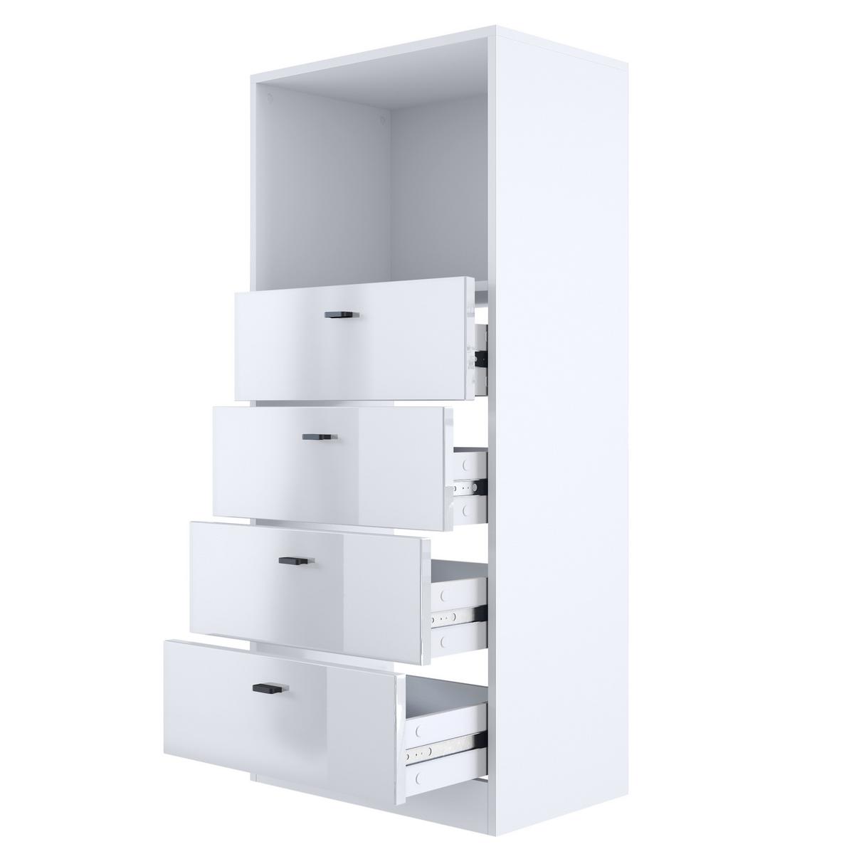KOMMODE Pino Fronten in Avola-Anthrazit - Anthrazit, Holzwerkstoff (56/125/36cm) - Vladon
