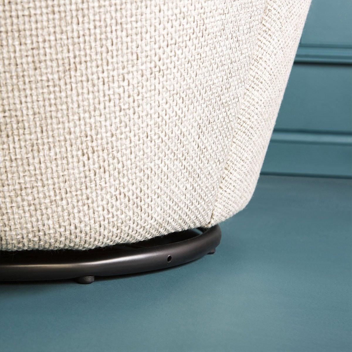 DREHBARER Sessel aus Leinenstoff Barnabé - Beige, Textil (74/72/78cm) - Signature