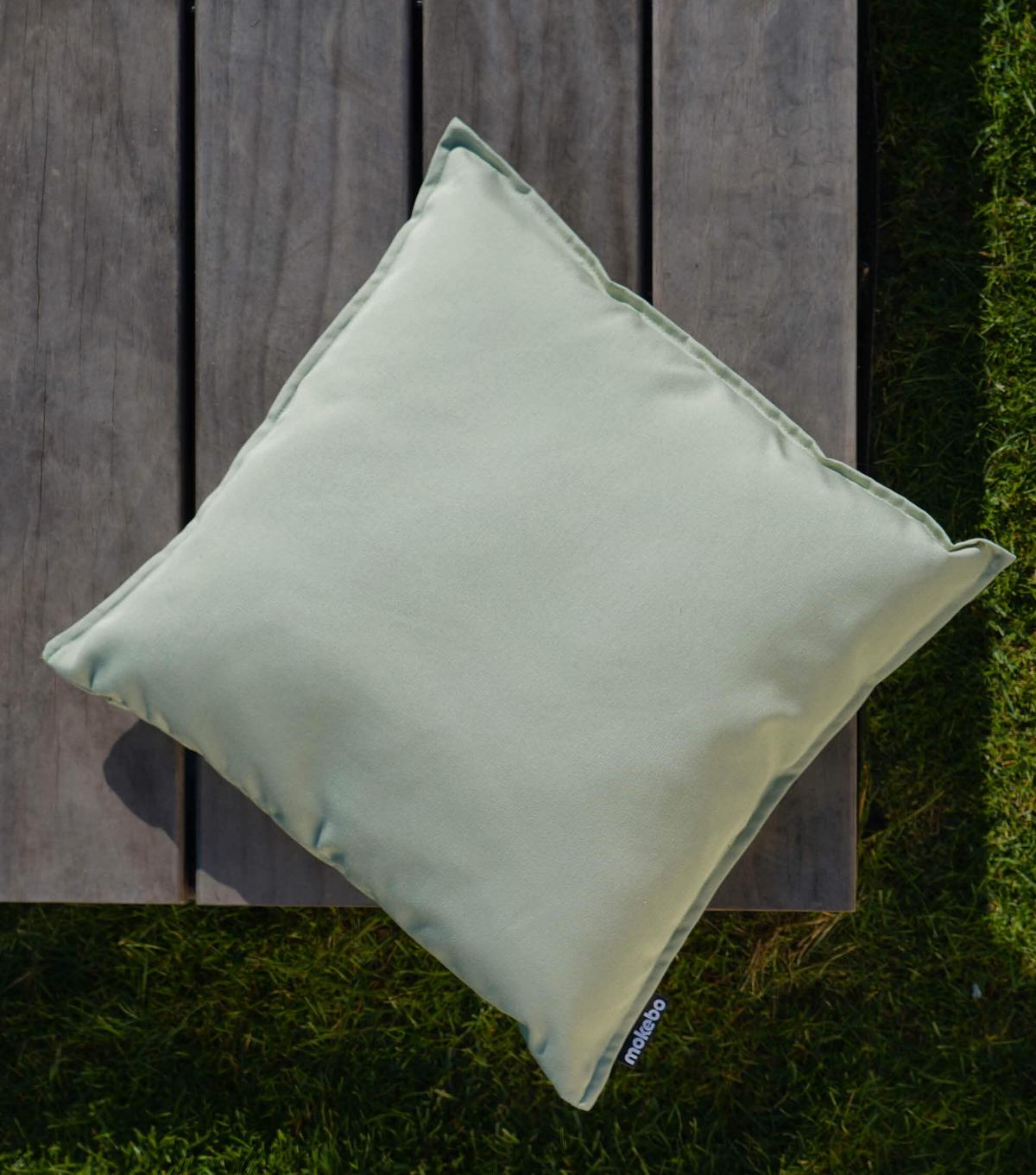 KISSENHÜLLE Die Auszeit - Hellgrün, Textil (45/1.5cm) - Mokebo
