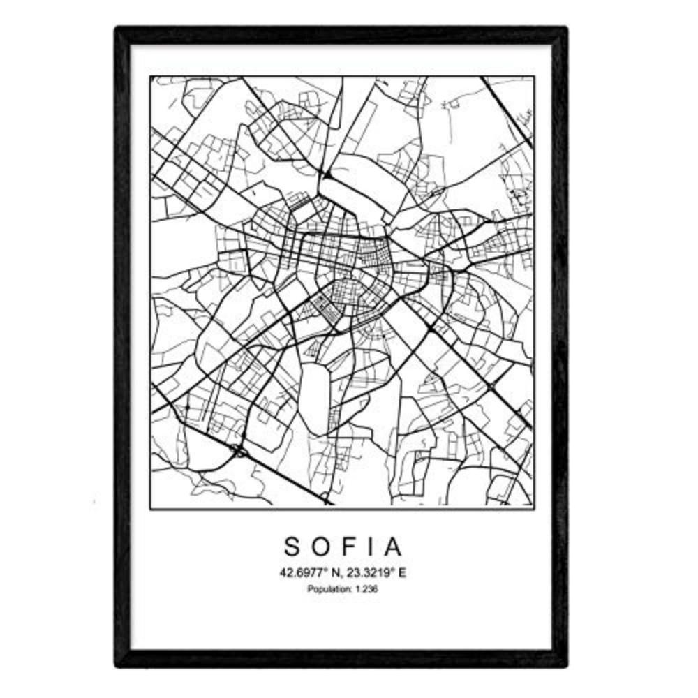POSTER Sofia Nordischen Stil A3 Rahmenlos - Klar, Papier (29.7/5/42cm) - Nacnic
