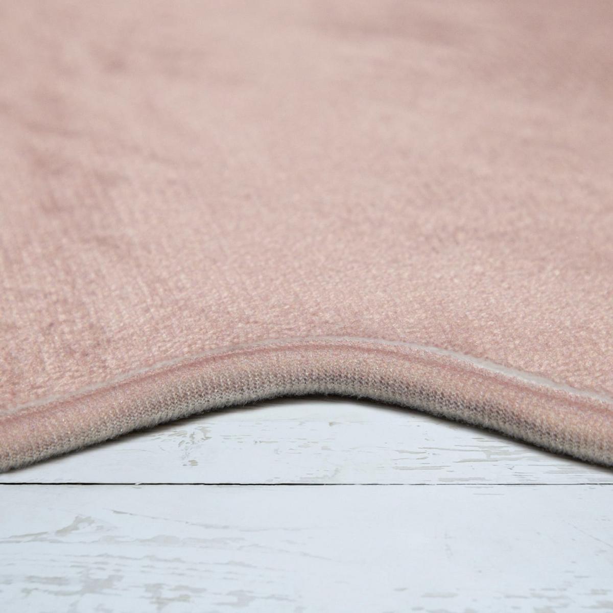 KINDERTEPPICH Waschbar, mit Stern-Motiv, Rosa, 120 x 120 cm - Rosa, Textil (120/120cm) - KADIMA DESIGN