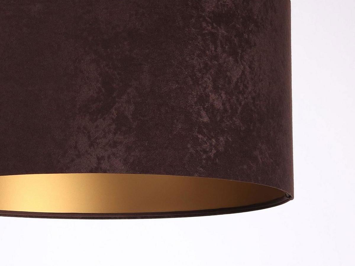 HÄNGELEUCHTE Gold 40/20 cm - Goldfarben/Braun, Kunststoff (40/0.6/20cm) - ONZENO