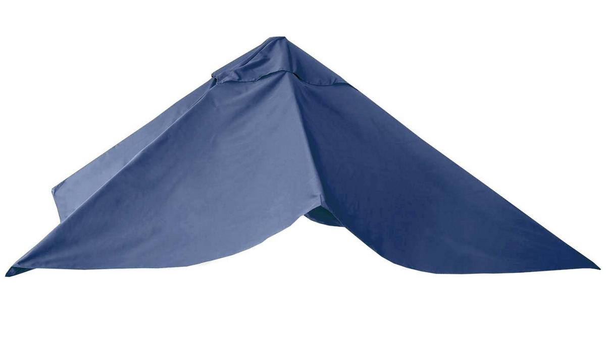 ERSATZ-BEZUG FÜR SCHIRM Blau - Blau, Textil (295/295cm) - MCW