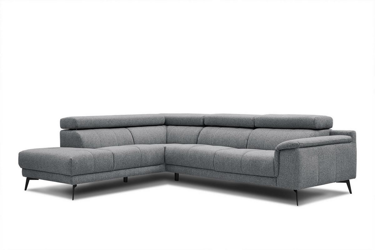 ECKSOFA FIERO 5-Sitzer, olivgrün - Schwarz/Olivgrün, Holzwerkstoff/Textil (158/269cm) - Wozimo