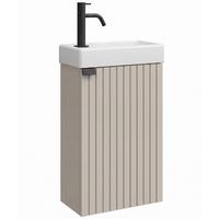 GÄSTE-WC-MÖBELSET Bosco 2 Teile Cashmere - 40 x 22 x 68 cm - Kaschmir, Holz (40/68/22cm) - Badplaats