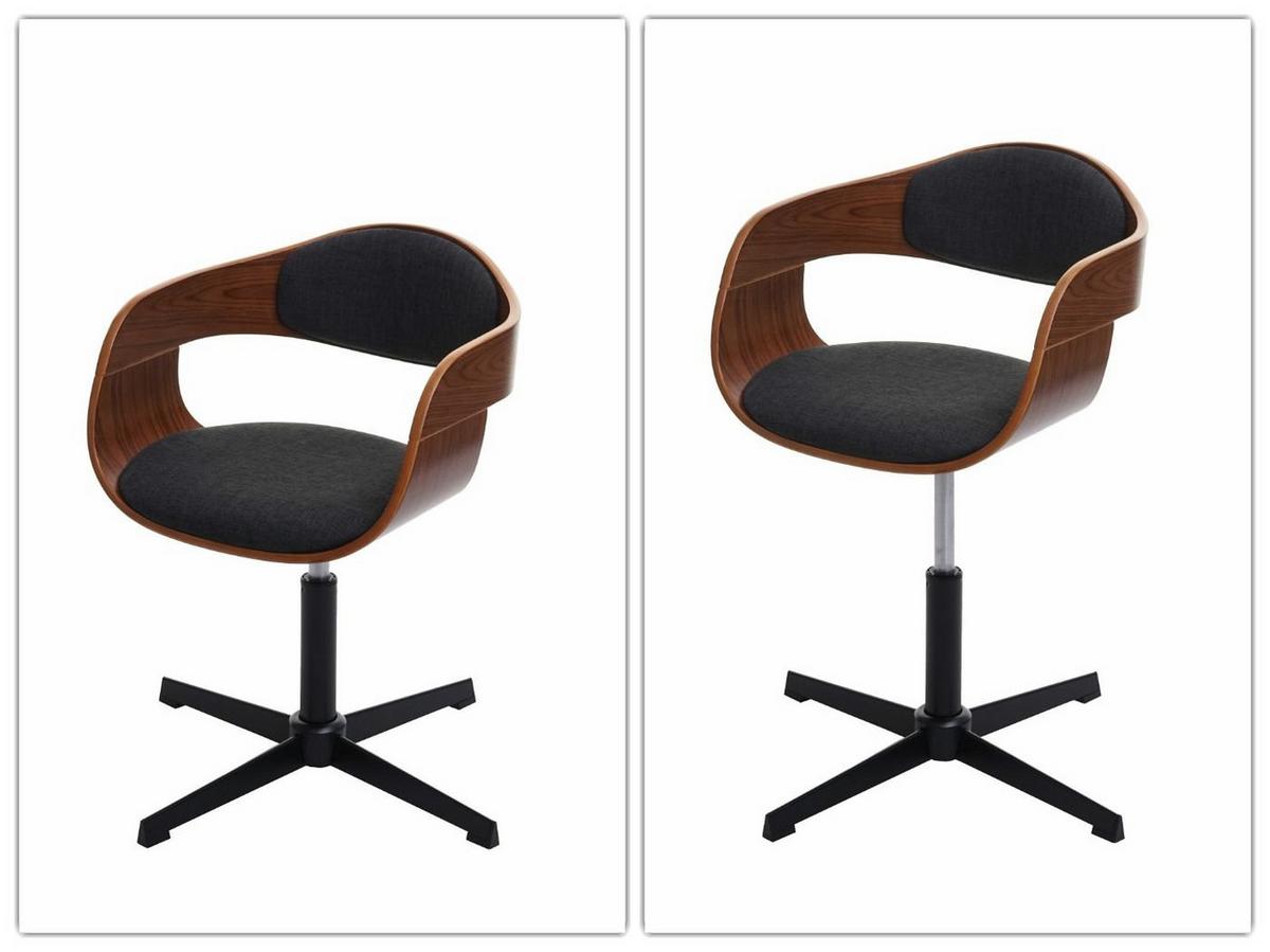 BÜROSTUHL Anthrazit - Anthrazit, Textil (64/83/64cm) - MCW