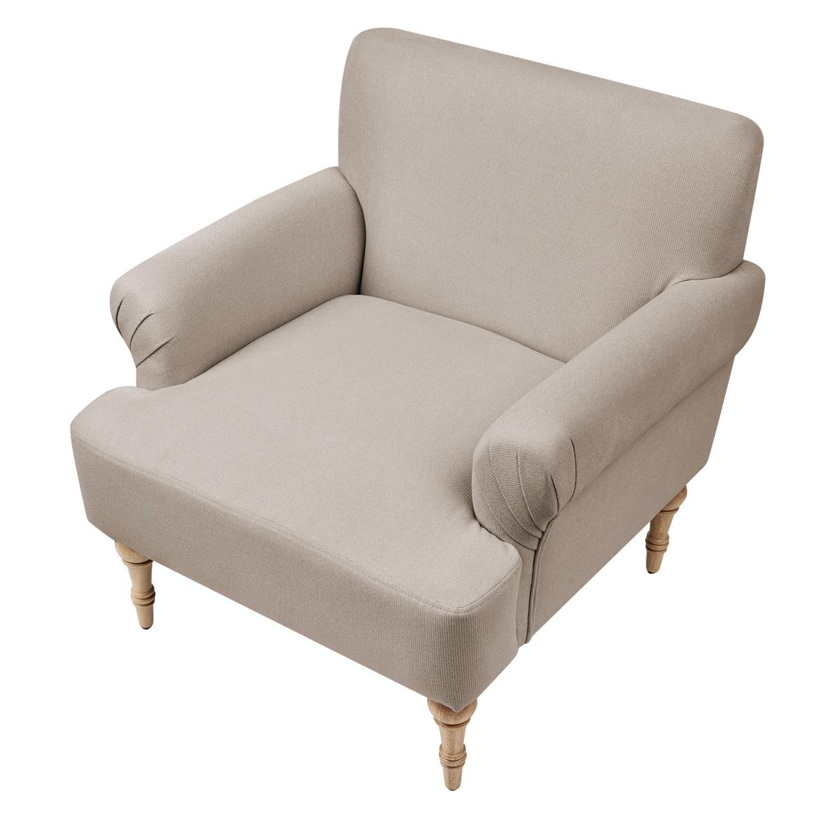 SESSEL Stoff Taupe Fredros - Taupe, Textil (71/82/75cm) - Beliani