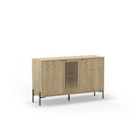 KOMMODE Inca Braun 125.6/40/80.5 cm - Braun, Holz (40/80.5/125.6cm) - Calicosy