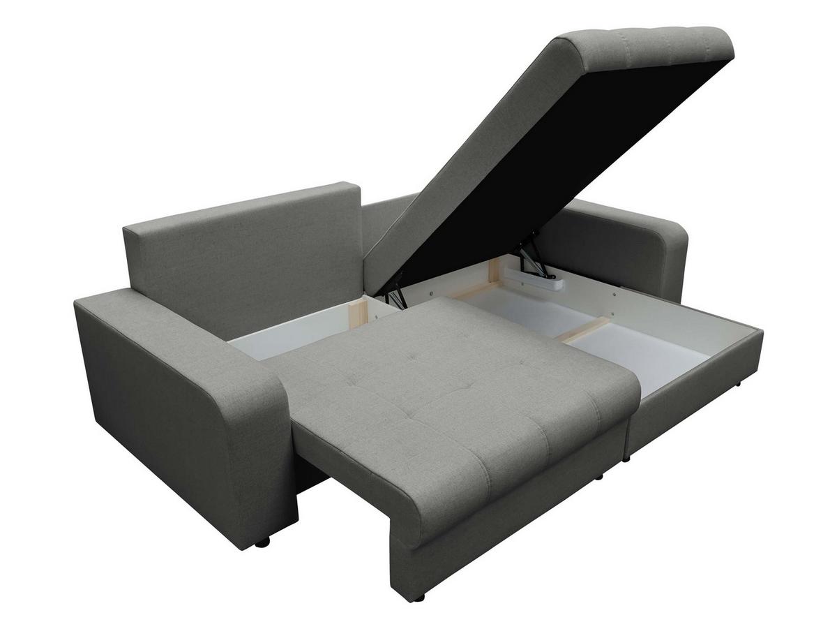 ECKSOFA Kronos - Beige/Silberfarben, Holz/Textil (250/166cm) - MIRJAN24