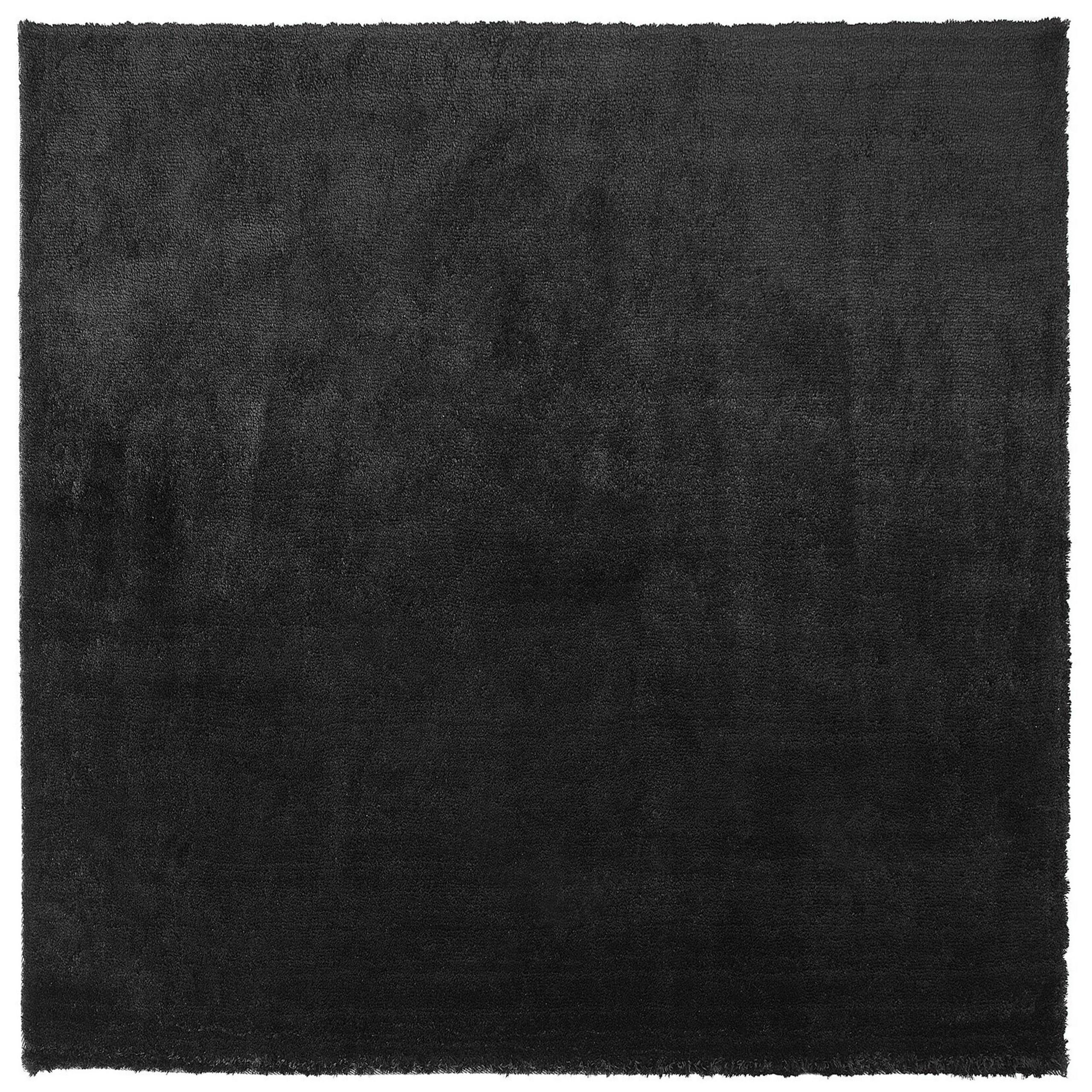 SHAGGY-TEPPICH Evren 200/200 cm - Schwarz, Kunststoff (200/200cm) - Beliani