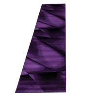 KURZFLORTEPPICH ASPEN, abstrakt, Violett, 80 x 300 cm - Lila, Textil (80/300cm) - KADIMA DESIGN