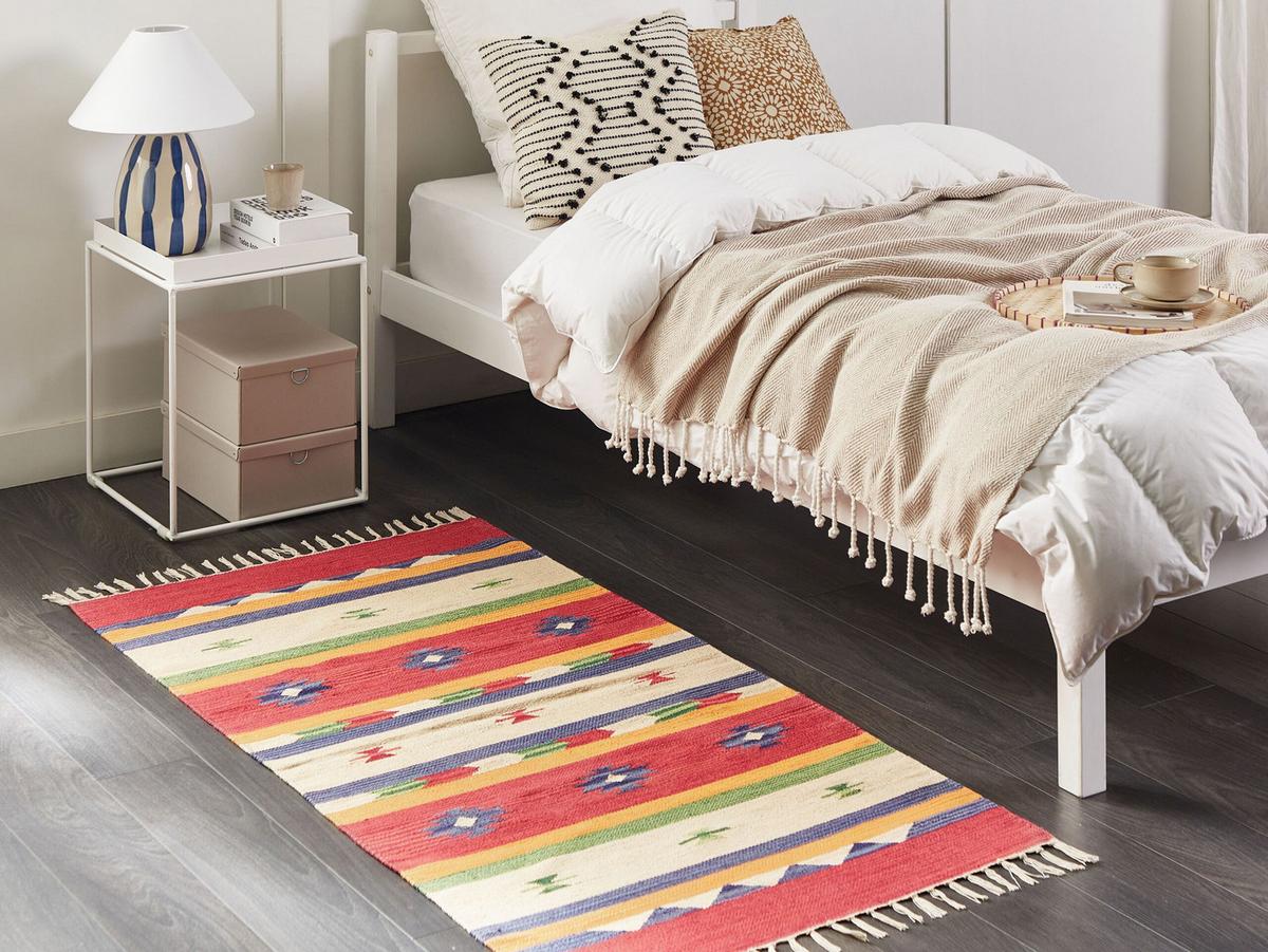 KELIM-TEPPICH Alapars 150/80 cm - Multicolor, Textil (80/150cm) - Beliani
