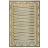 JUTETEPPICH CAM, im Boho-Stil, Grün-Gelb, 200 x 290 cm - Grün, Textil (290/200cm) - KADIMA DESIGN